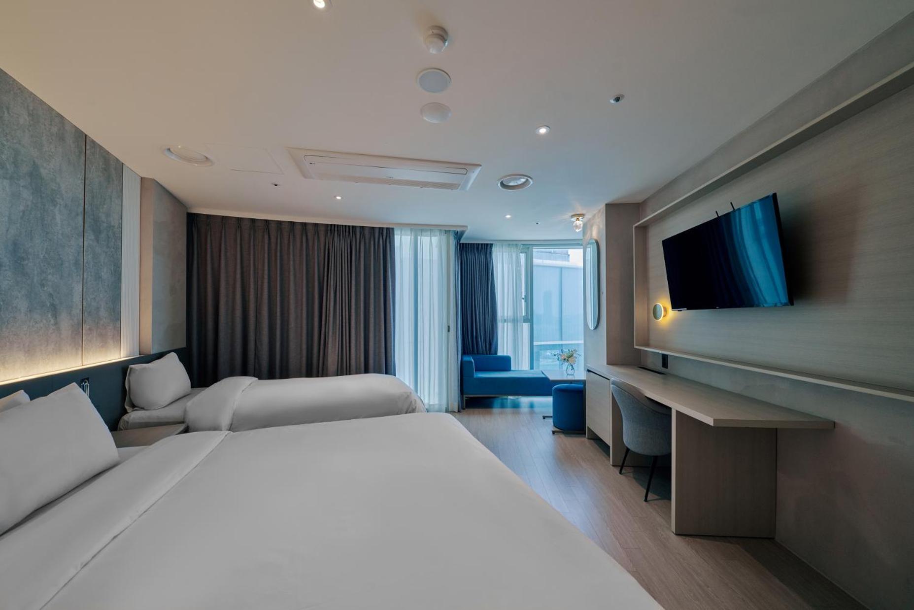 Hotel Aqua Palace Busan Esterno foto